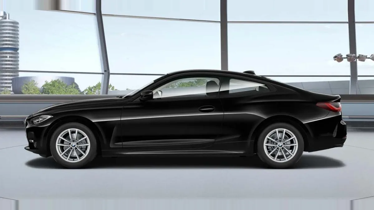 BMW Serie 4 420i Coupé en renting en Madrid — Delantera