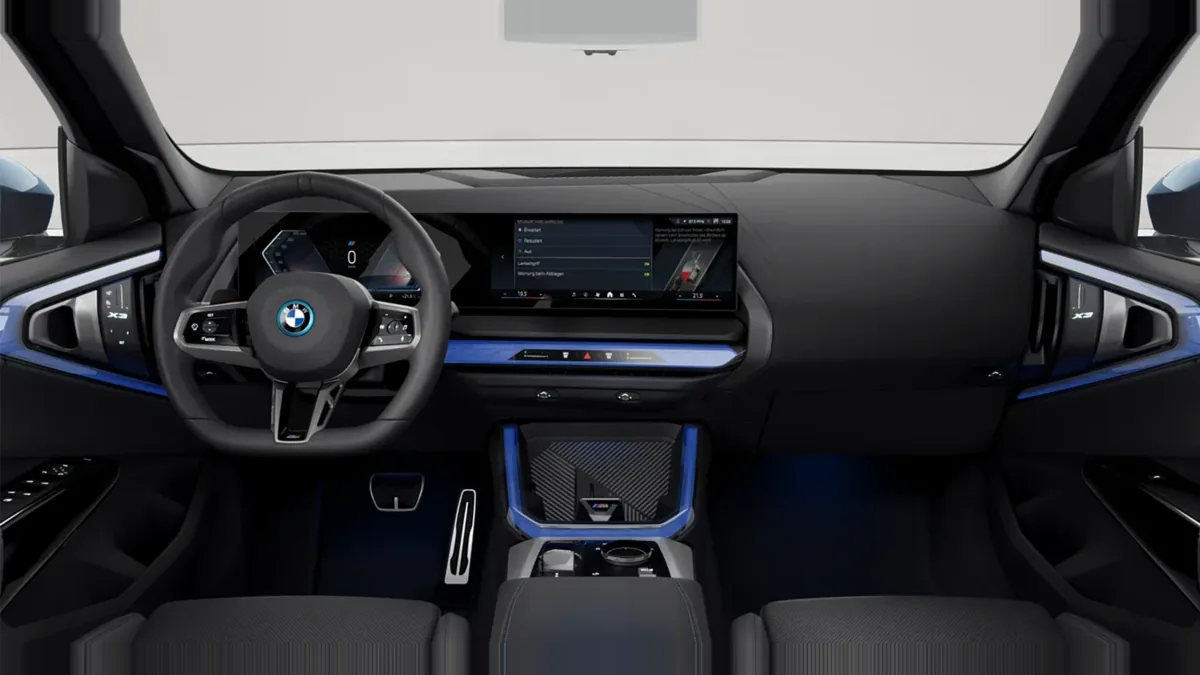 BMW X3 30e xDrive en renting en Madrid — Delantera