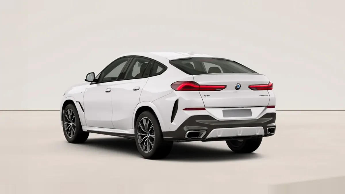 BMW X6 xDrive 40d M Sport en renting en Madrid — Delantera