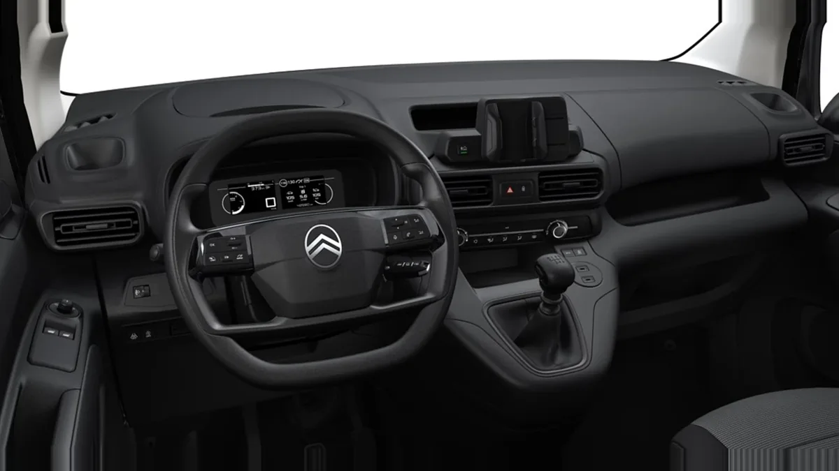 Citroën Berlingo Talla M BlueHDI 100cv van en renting en Madrid — Interior