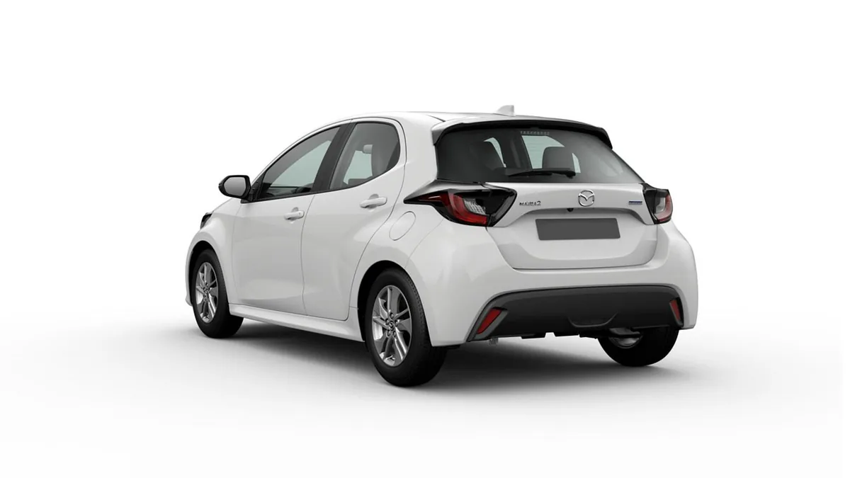 Mazda 2 Hybrid 1.5 85kW 116CV CVT Centre-Line en renting en Madrid — Trasera