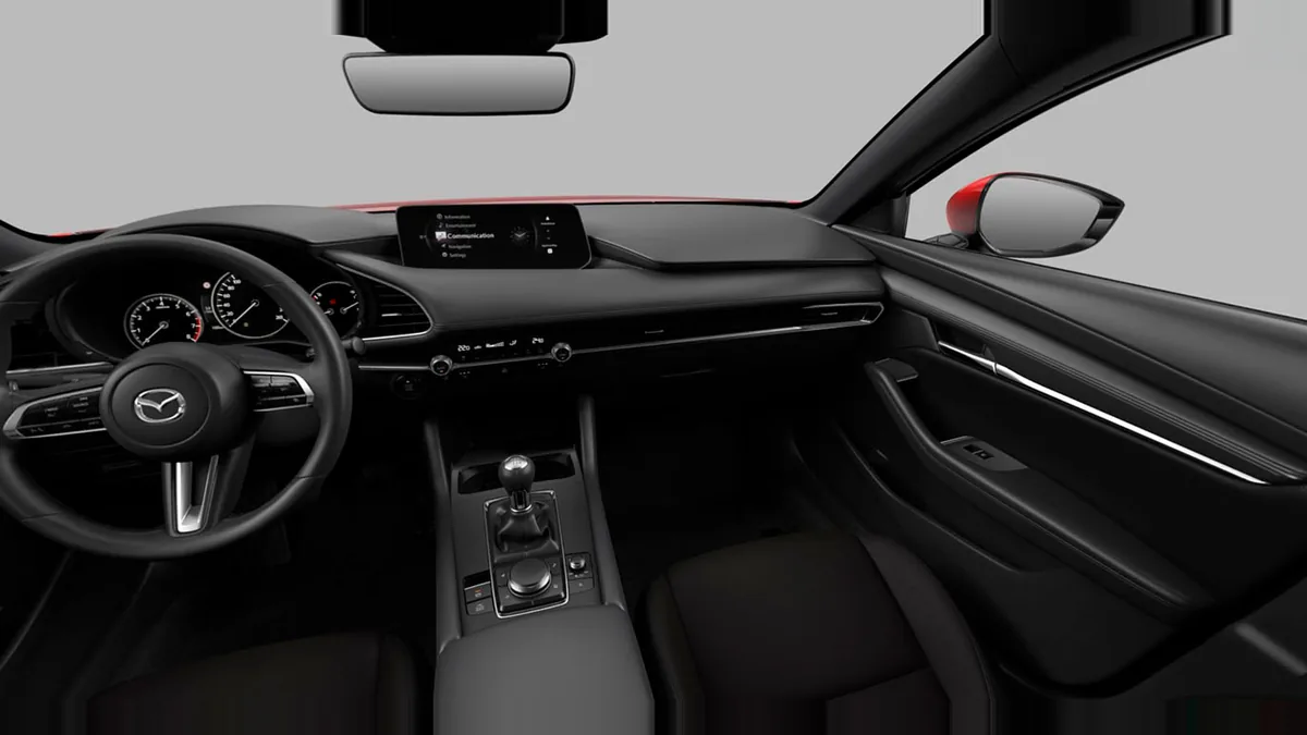 Mazda 3 2.5L e-Skyactiv G MHEV 140CV 6AT Centre-Line RD en renting en Madrid — Interior