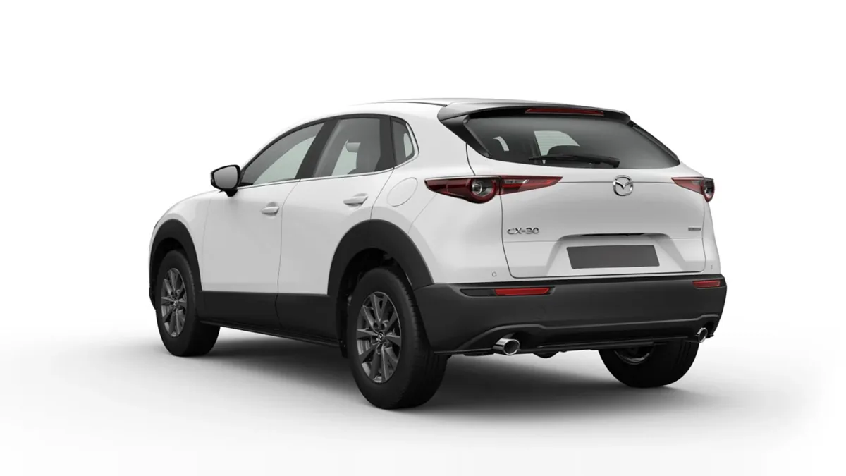 Mazda CX 30 2.5L e-SkyAct G MHEV 103kW Prime-Line en renting en Madrid — Trasera