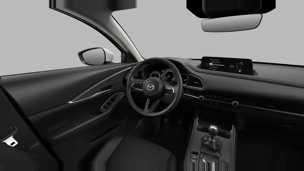 Mazda CX 30 2.5L e-SkyAct G MHEV 103kW Prime-Line en renting en Madrid — Delantera