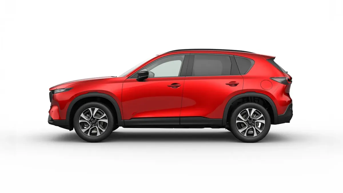 Mazda CX-5 2.5 e-Skyactiv-G MHEV 141cv Centre-Line FWD en renting en Madrid — Lateral