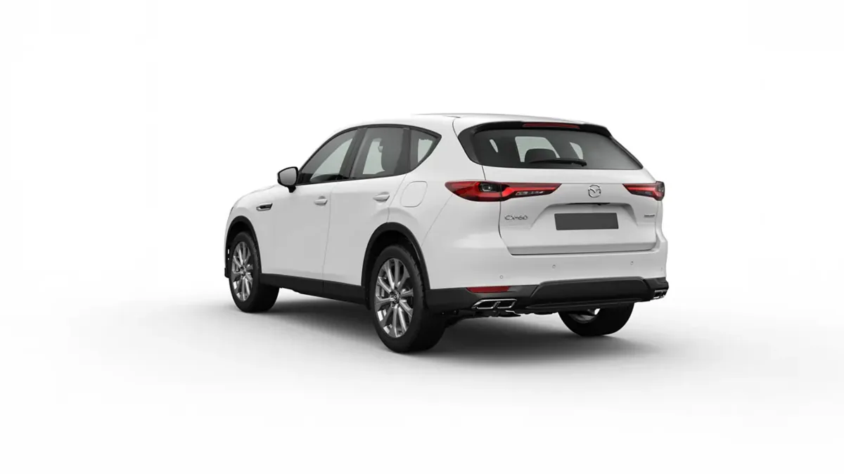 Mazda CX-60 e-Skyactiv MHEV RWD Exclusive-Line II en renting en Madrid — Delantera