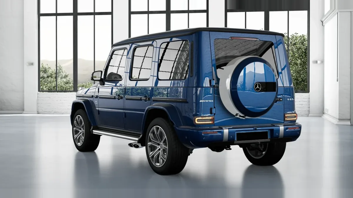 Mercedes-AMG G 63 en renting en Madrid — Trasera