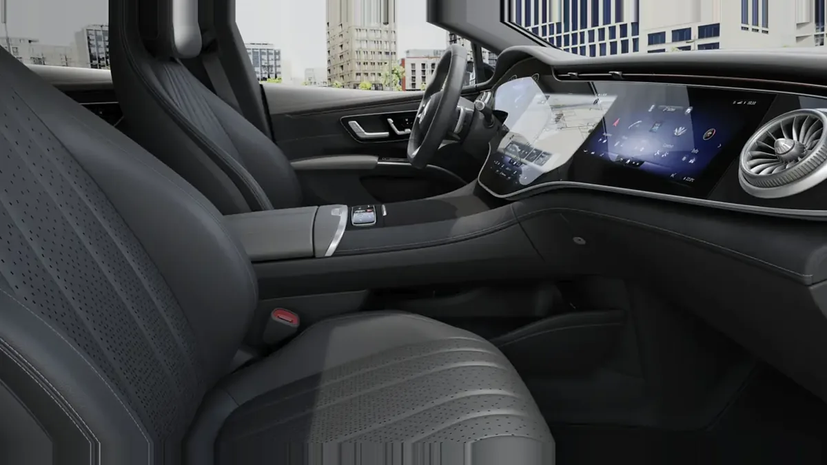 Mercedes-Benz EQS 350 Edition en renting en Madrid — Interior