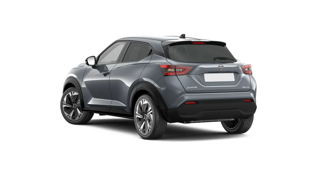 Nissan Juke 1.6 Hybrid Nconnecta 145CV Automático en renting en Madrid — Trasera