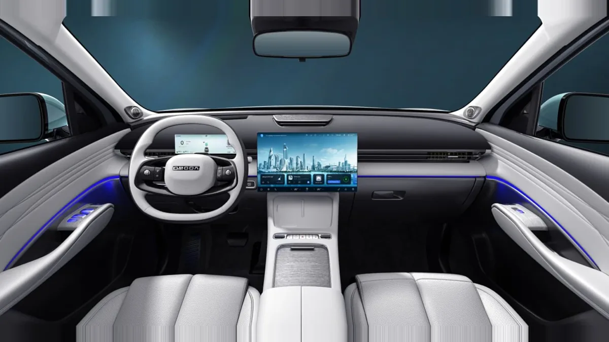 Omoda 7 1.5 TGDI PHEV Premium 279CV en renting en Madrid — Trasera