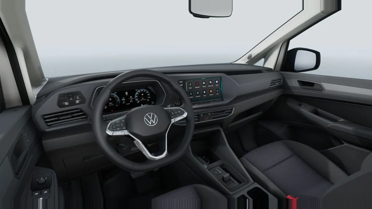 Volkswagen Caddy Cargo PHEV 1.5 TSI eHybrid en renting en Madrid — Delantera